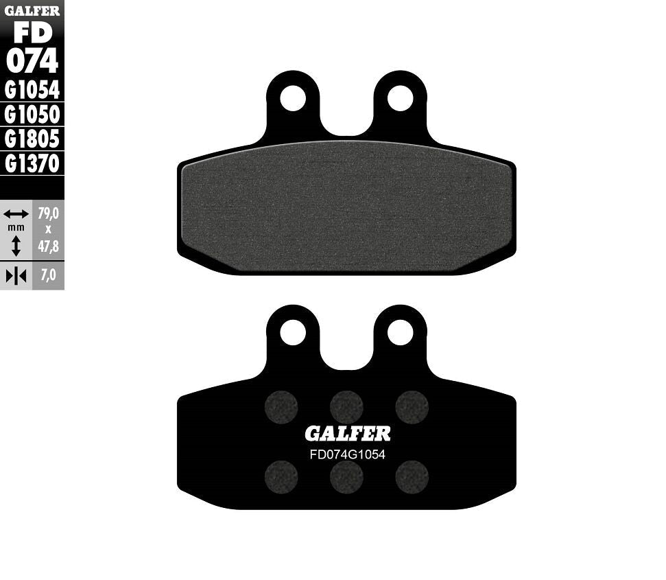GALFER BRAKE PAD SEMI METAL FD074G1054
