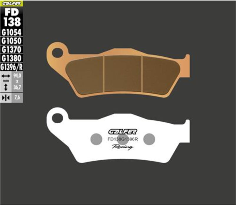 GALFER BRAKE PAD SINTER RACING OFFROAD FD138G1396R