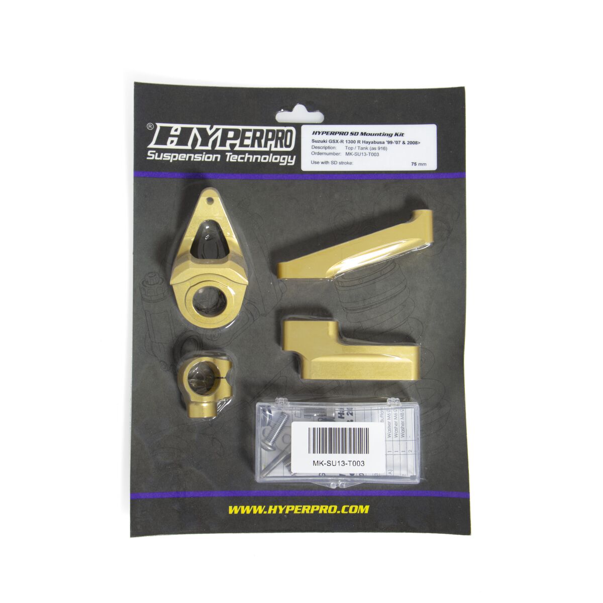 HYPERPRO STEERING DAMPER MOUNTING KIT SUZUKI MK-SU13-T003
