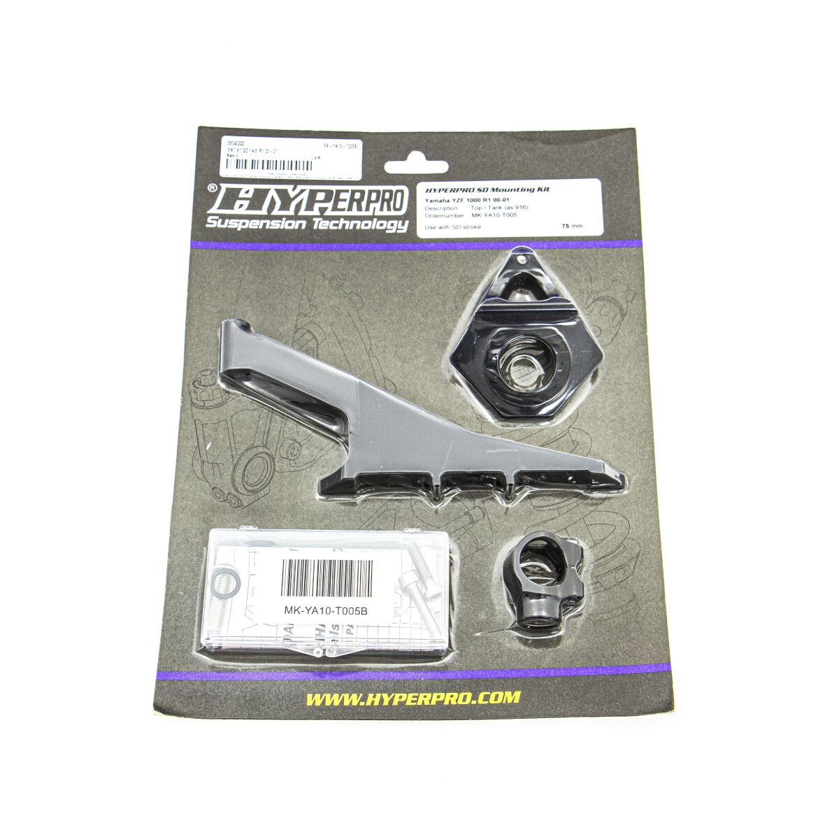 HYPERPRO STEERING DAMPER MOUNTING KIT YAMAHA MK-YA06-T005