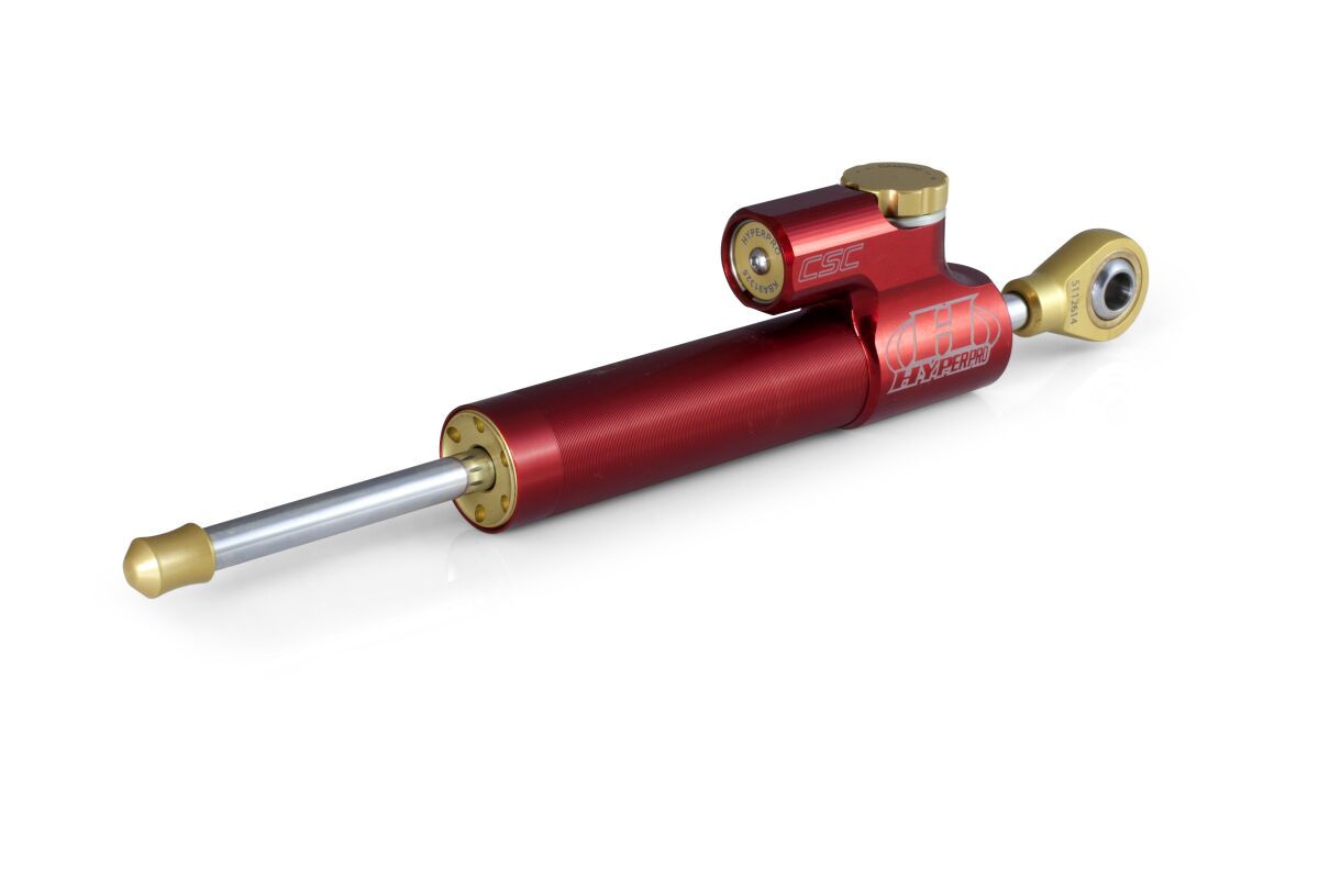 HYPERPRO CSC STEERING DAMPER 75MM LINEAR RED DS-075R-NL1