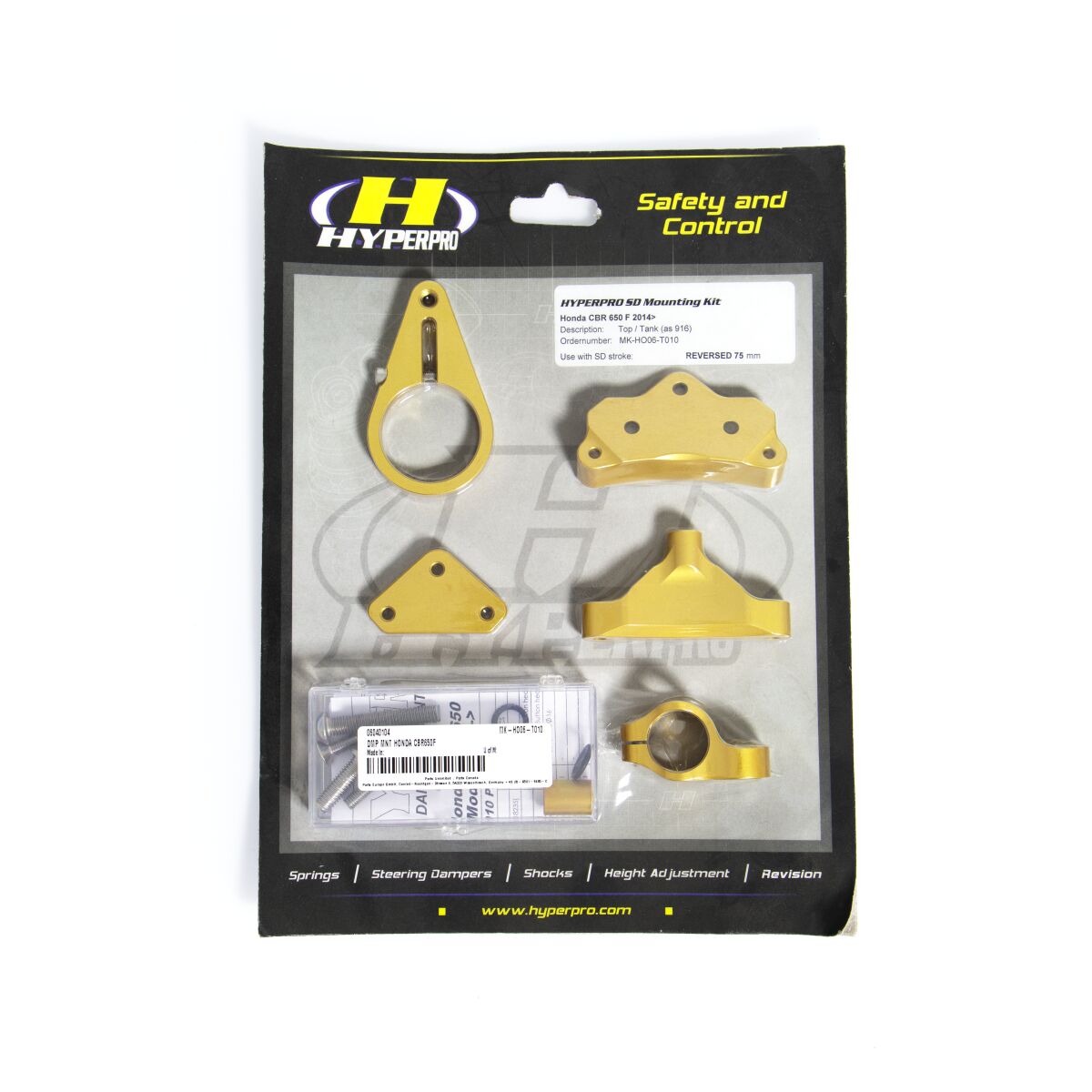 HYPERPRO STEERING DAMPER MOUNTING KIT HONDA MK-HO06-T010