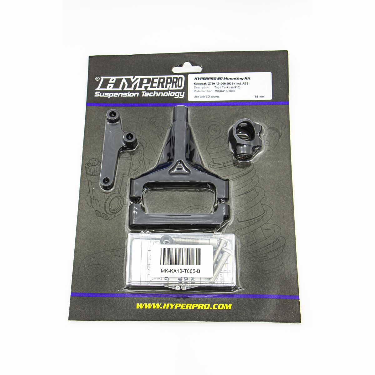 HYPERPRO SD MOUNT. KIT BLACK KAWASAKI Z MK-KA10-T005-B