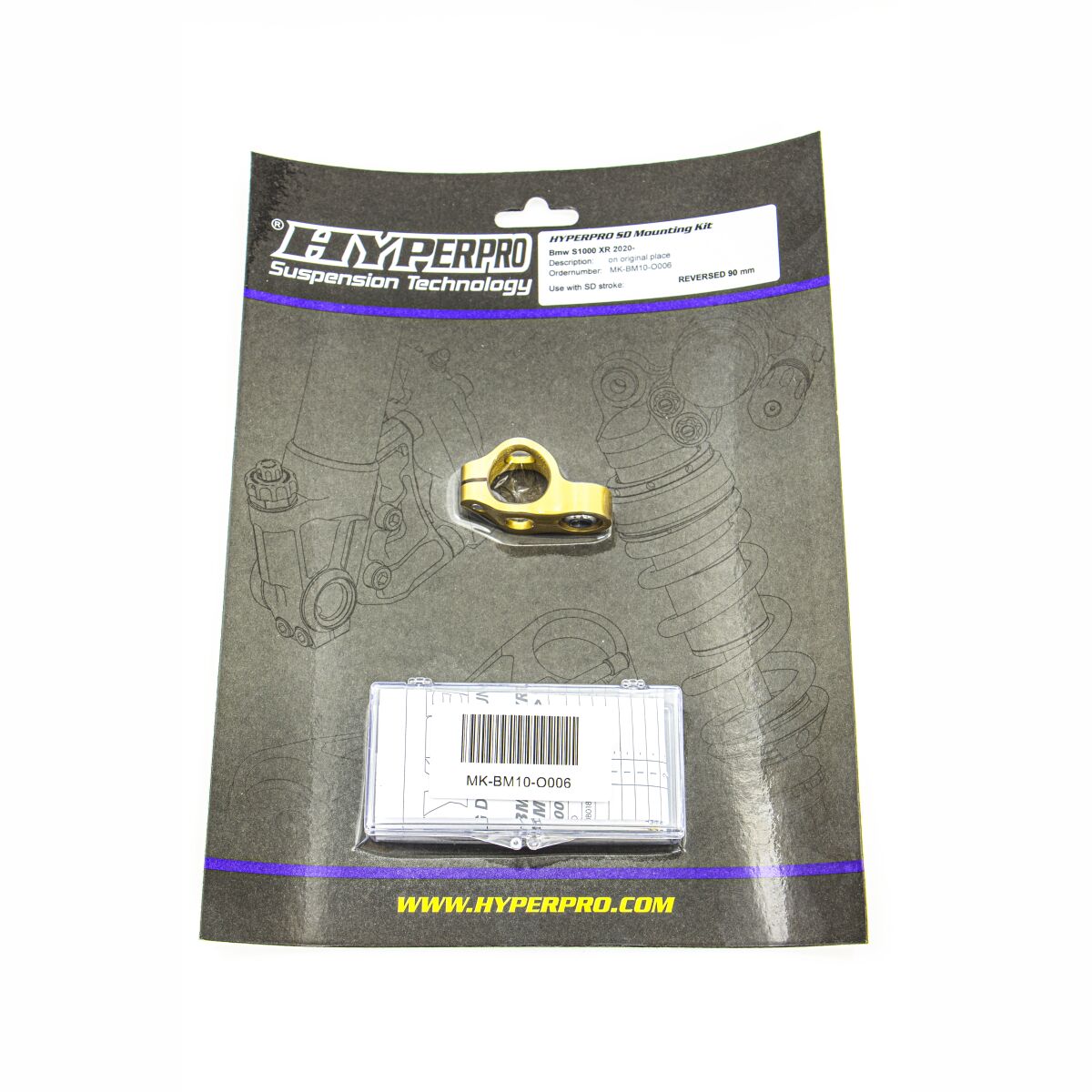 HYPERPRO SD MOUNT. KIT GOLD BMW S 1000 MK-BM10-O006