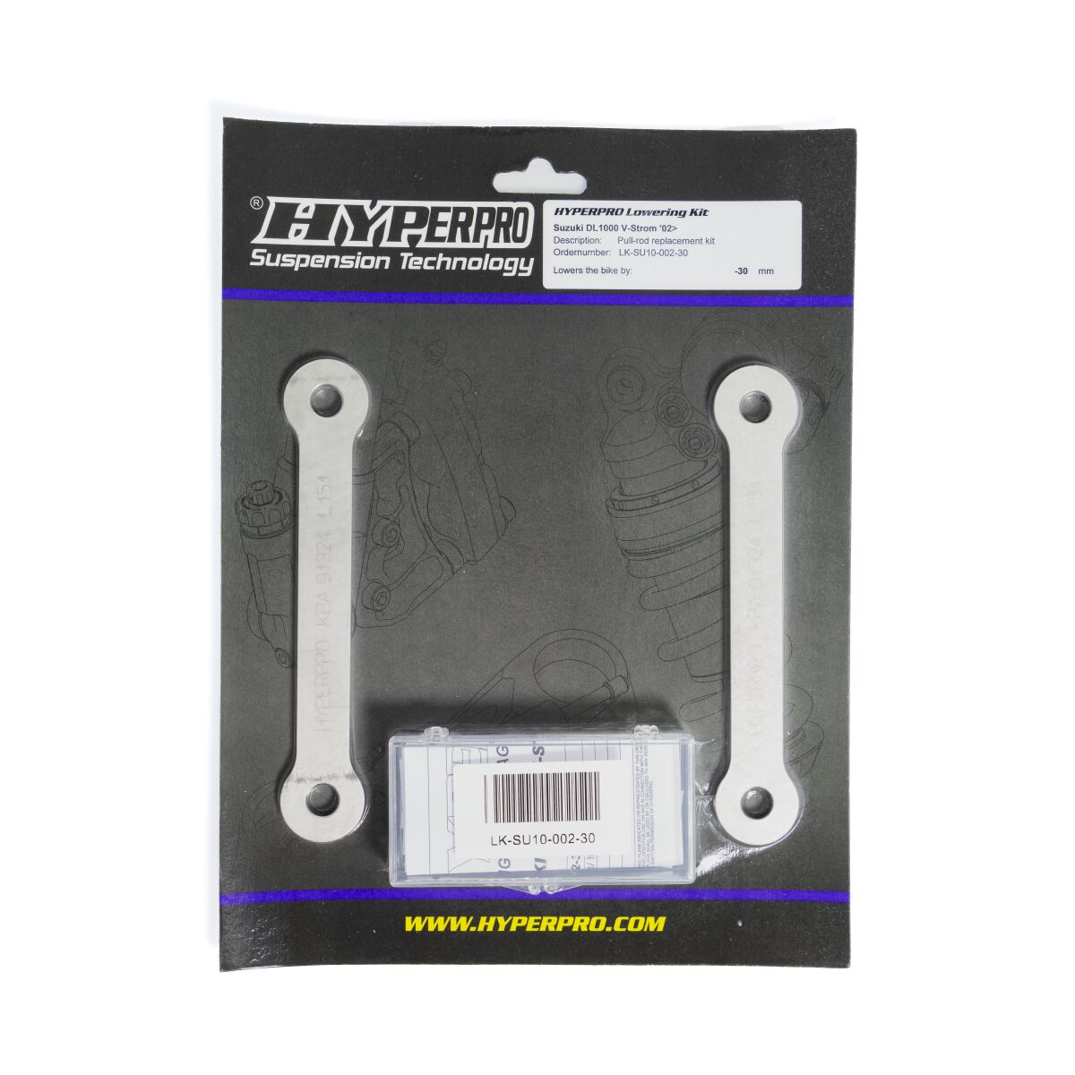 HYPERPRO LOWERING LINK KIT REAR -30MM LK-SU10-002-30
