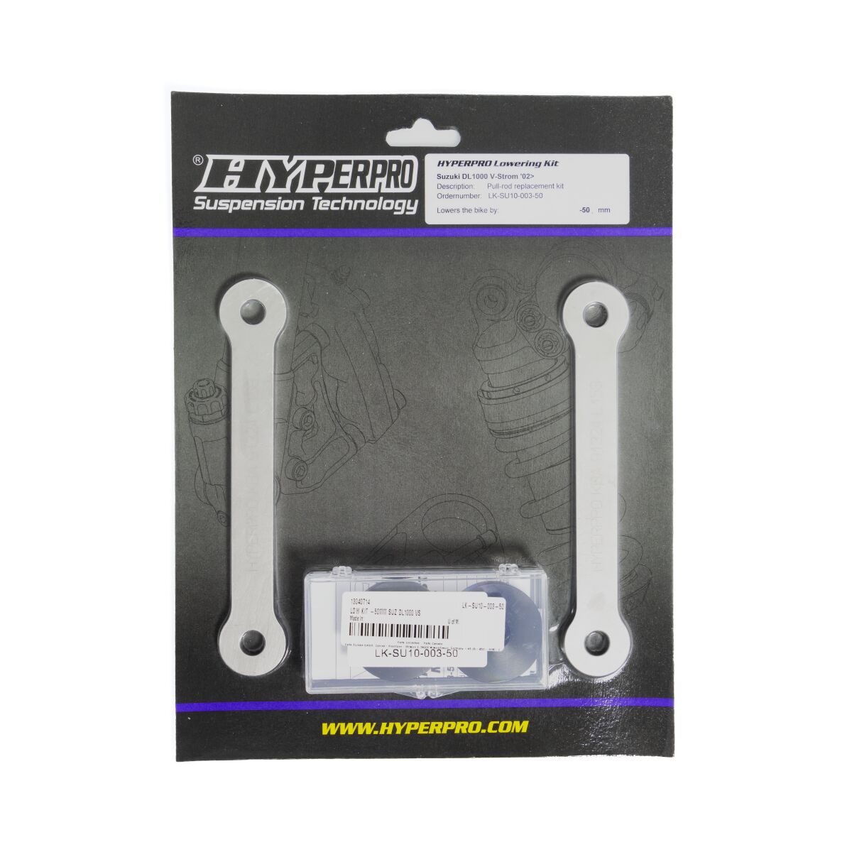 HYPERPRO LOWERING LINK KIT REAR -50MM LK-SU10-003-50
