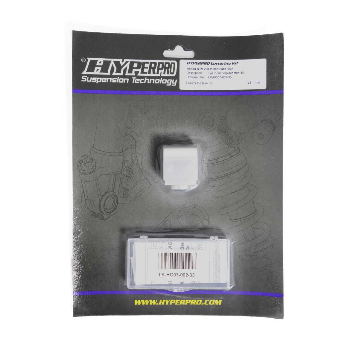 HYPERPRO LOWERING LINK KIT REAR -35MM LK-HO07-002-35