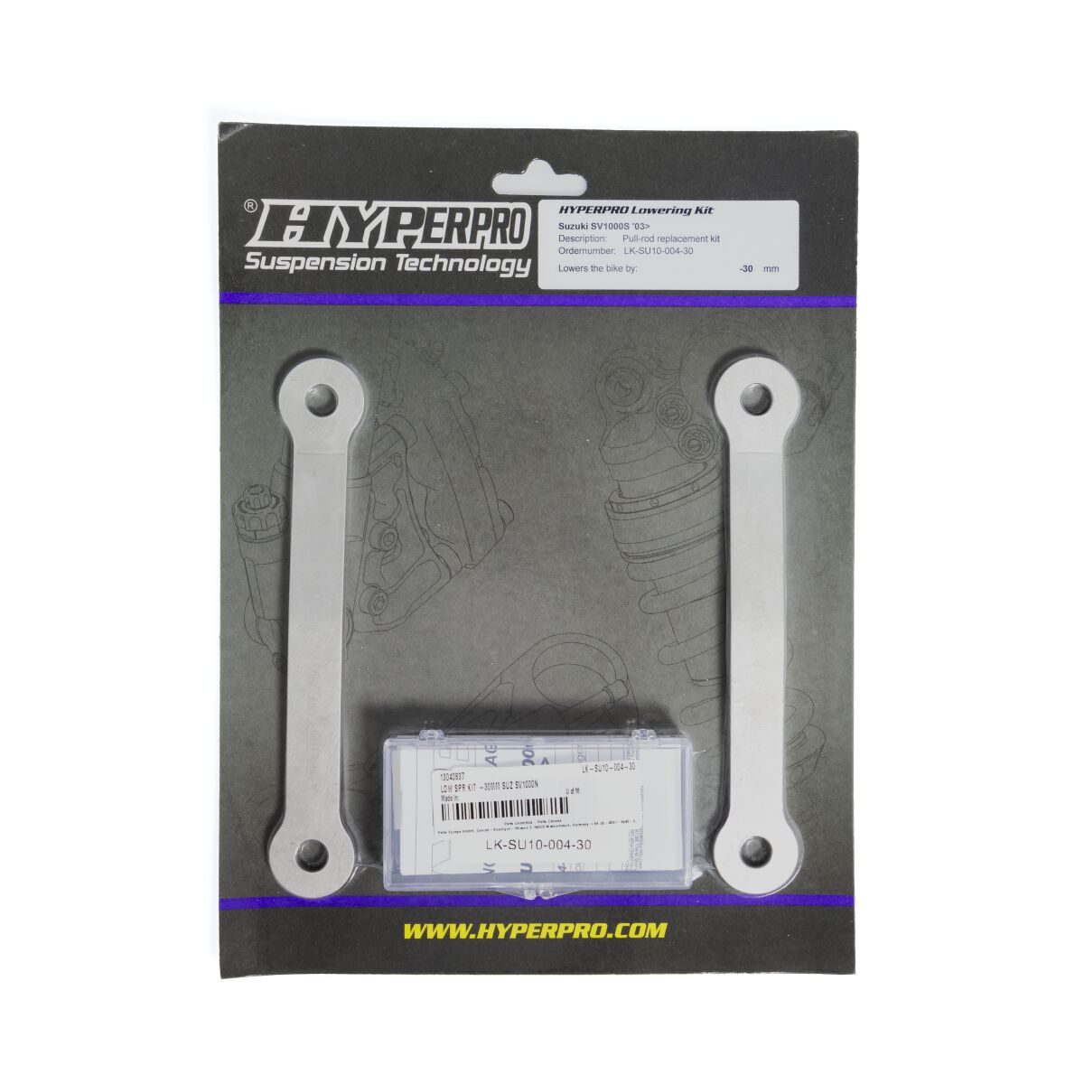 HYPERPRO LOWERING LINK KIT REAR -30MM LK-SU10-004-30