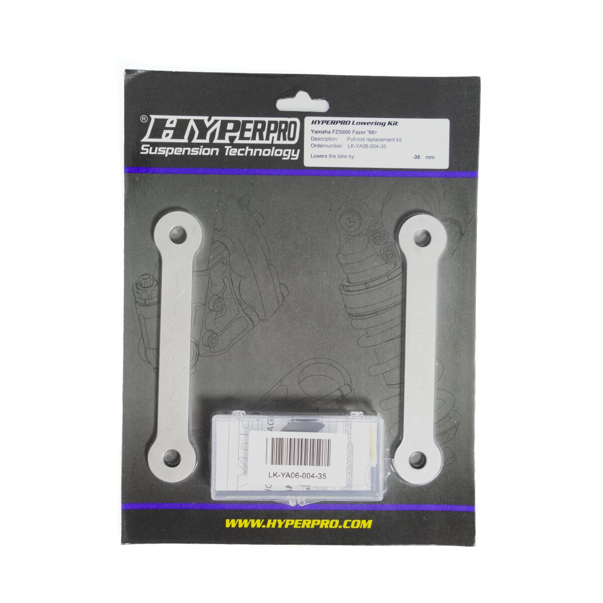 HYPERPRO LOWERING LINK KIT REAR -35MM LK-YA06-004-35