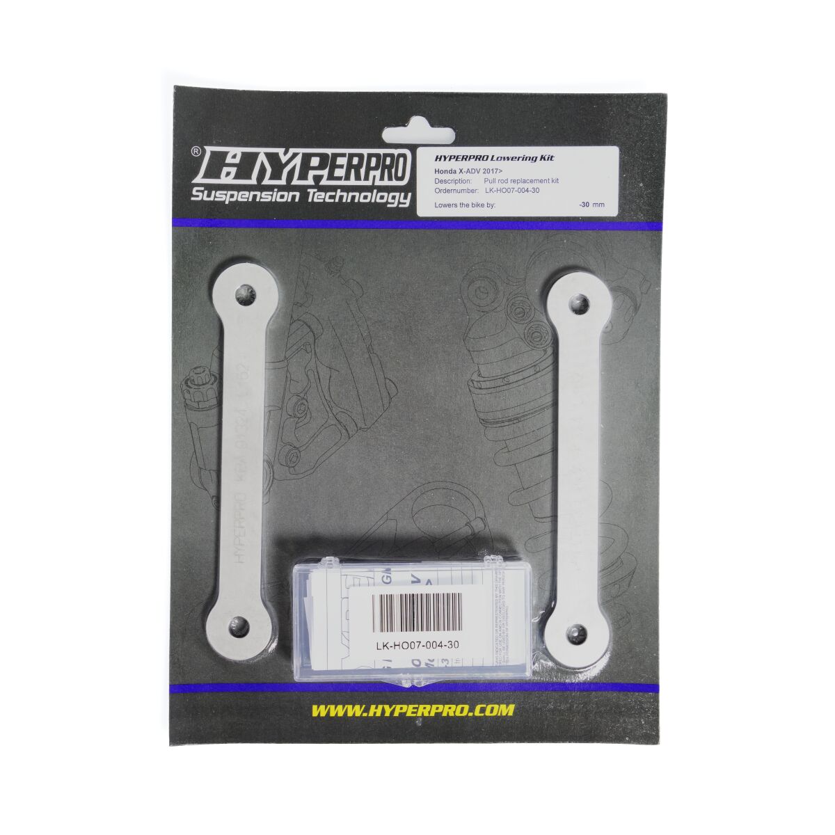 HYPERPRO LOWERING LINK KIT REAR -30MM LK-HO07-004-30