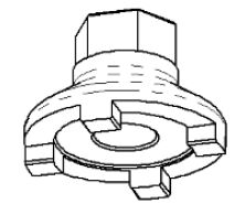 HYPERPRO TOOL FORK CARTRIDGE SOCKET L30MM FOR HD MODELS HP-T36
