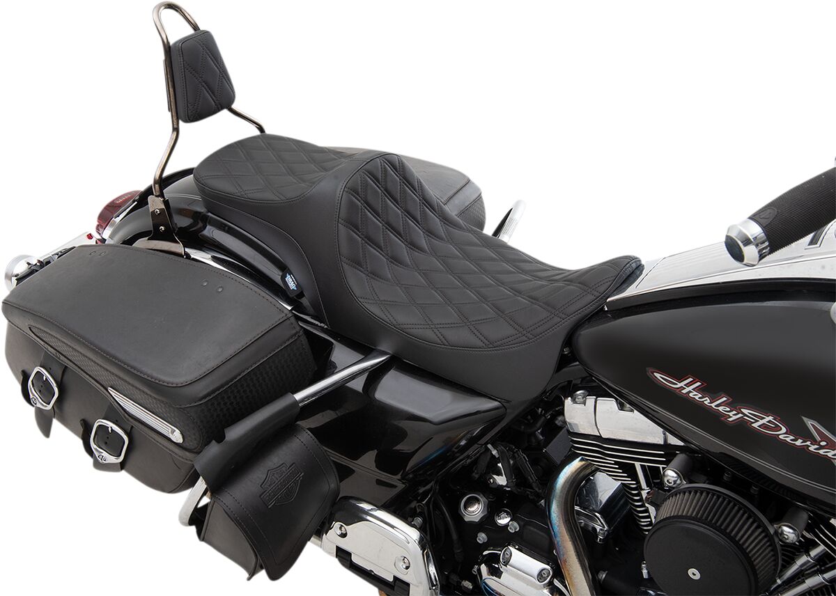 DRAG SPECIALTIES SEATS SEAT PREDATOR III 2-UP DOUBLE 0801-1304