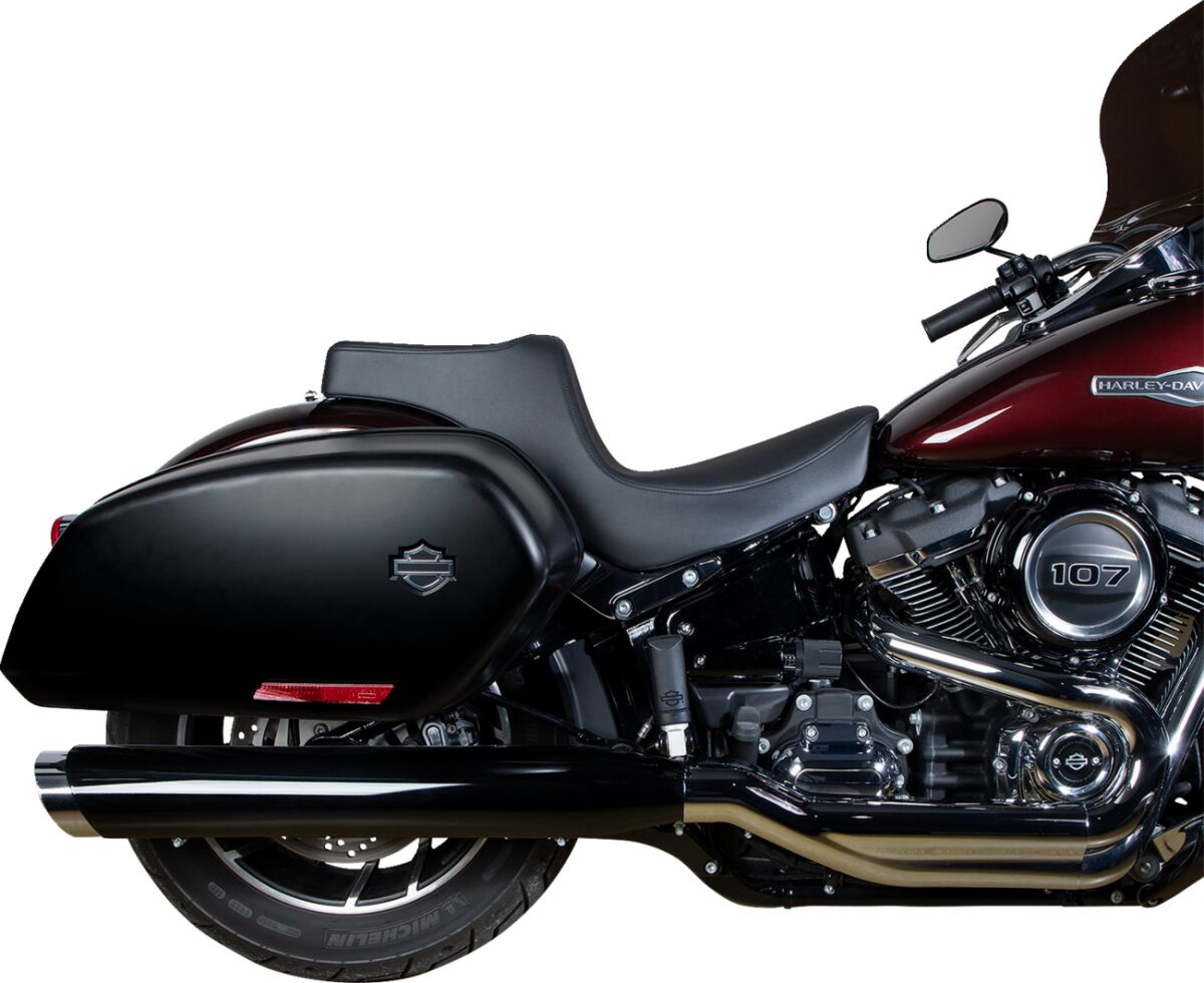 DRAG SPECIALTIES SEATS Predator III Seat - Smooth - Black - Softail 18+ 0802-1490