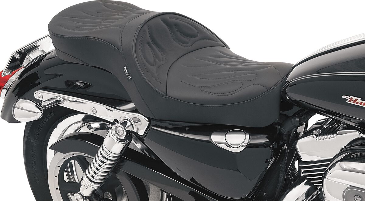 DRAG SPECIALTIES SEATS SEAT LOW-PROFILE TOURING REAR 2-UP VINYL BLACK 0804-0260