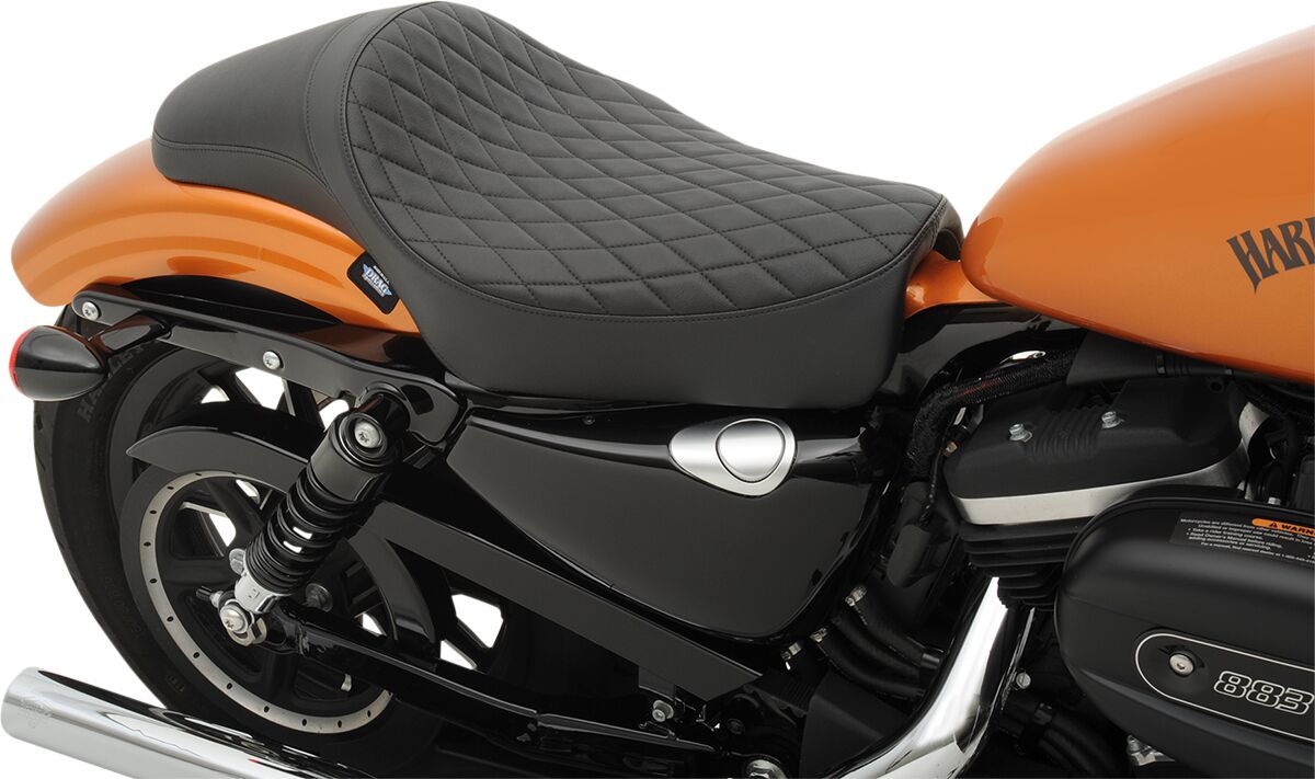 DRAG SPECIALTIES SEATS SEAT PREDATOR EXTENDED REACH DIAMOND BLACK 0804-0611