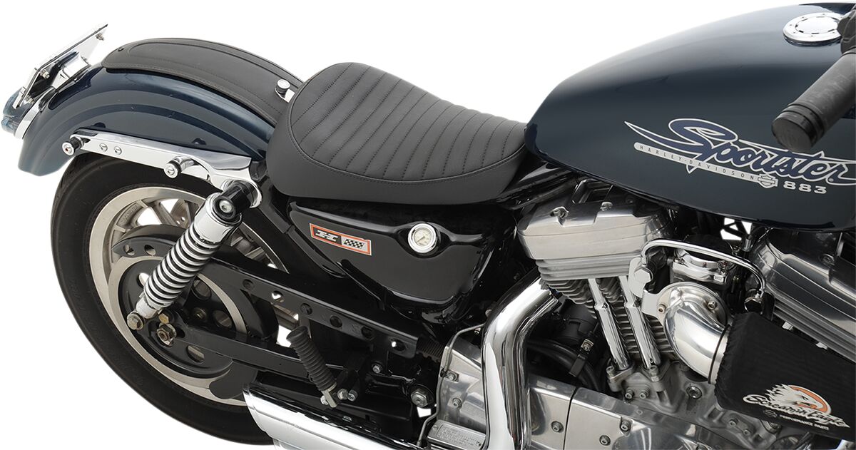 DRAG SPECIALTIES SEATS SEAT SOLO FRONT CLASSIC BLACK 0804-0615
