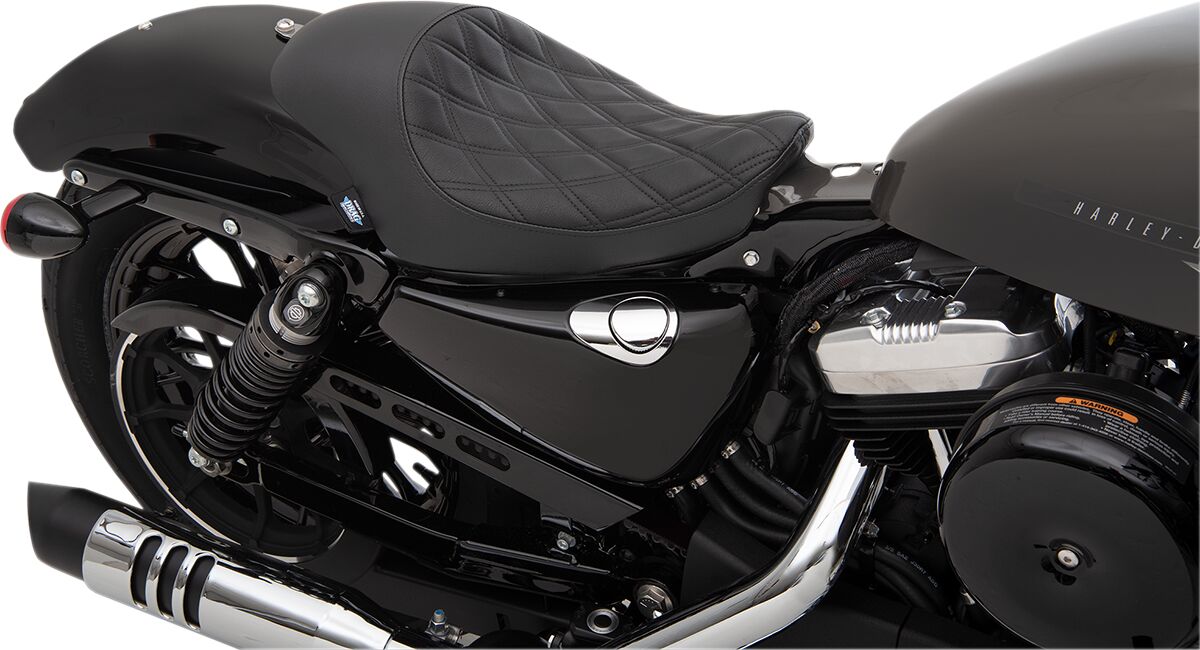 DRAG SPECIALTIES SEATS SEAT SOLO 3/4 DOUBLE DIAMOND 0804-0744