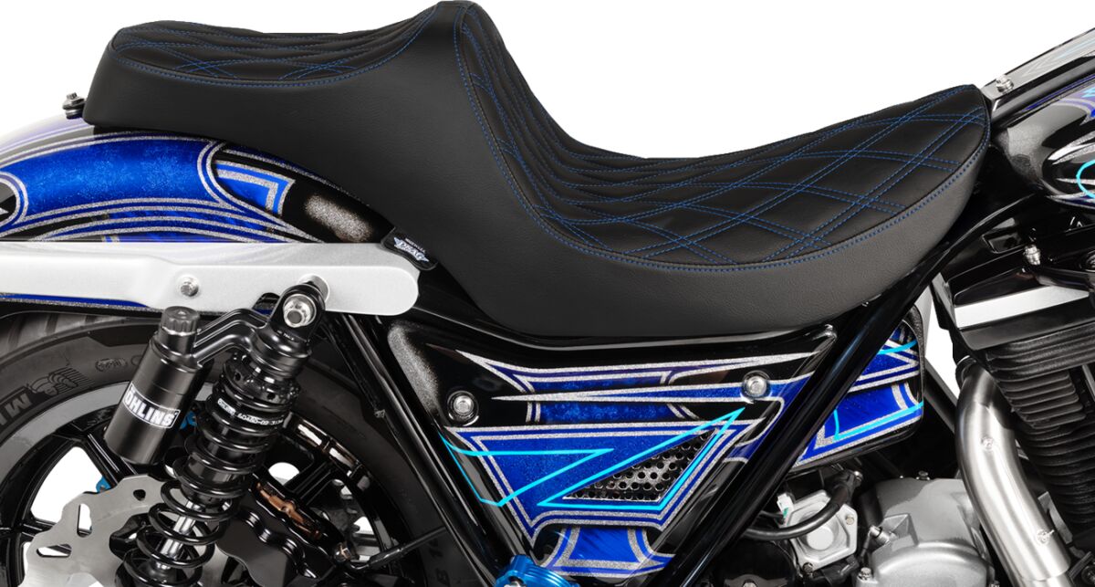 DRAG SPECIALTIES SEATS SEAT PREDATOR III DOUBLE DIAMO 0805-0135