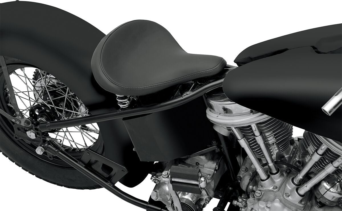 DRAG SPECIALTIES SEATS SEAT SPRING SOLO LARGE FRONT SOLO LEATHER BLACK 0806-0052