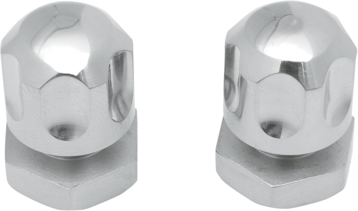 DRAG SPECIALTIES SEATS MOUNTING NUT SIX-SHOOTER STAINLESS STEEL NATURAL 0820-0037