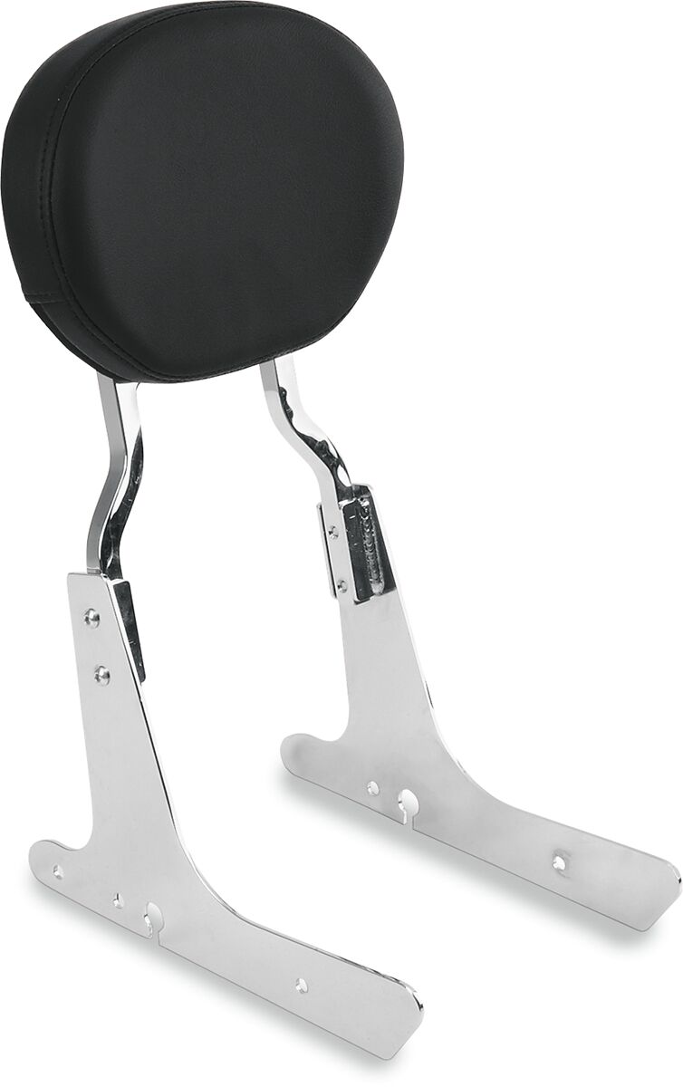 DRAG SPECIALTIES SEATS BACKREST PADS OVAL SMOOTH BLACK 0822-0343