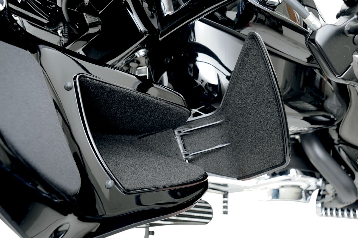 DRAG SPECIALTIES SEATS FAIRING POCKET LINING KIT ROAD GLIDE (FLTR) FAIRING BLACK 2330-0091