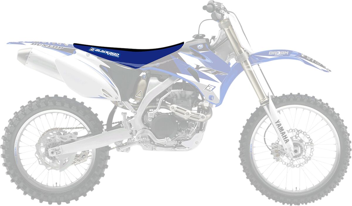 BLACKBIRD RACING DOUBLE GRIP 3 SEAT COVER BLUE/BLACK 1236H