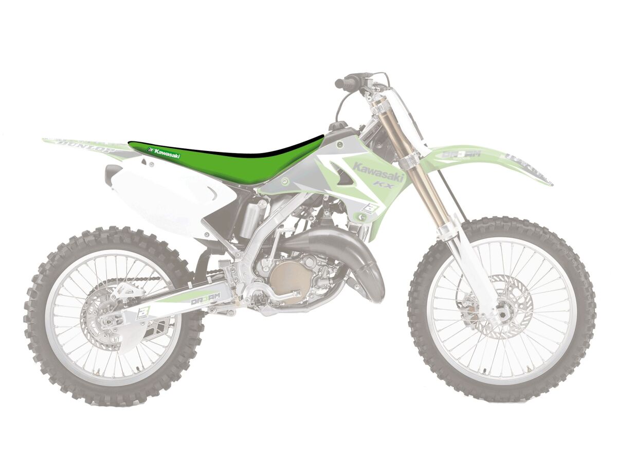 BLACKBIRD RACING DOUBLE GRIP 3 SEAT COVER GREEN/BLACK 1421H