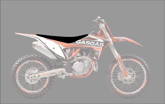 BLACKBIRD RACING SEATCVR PYR GASGAS 21- BK 1908G