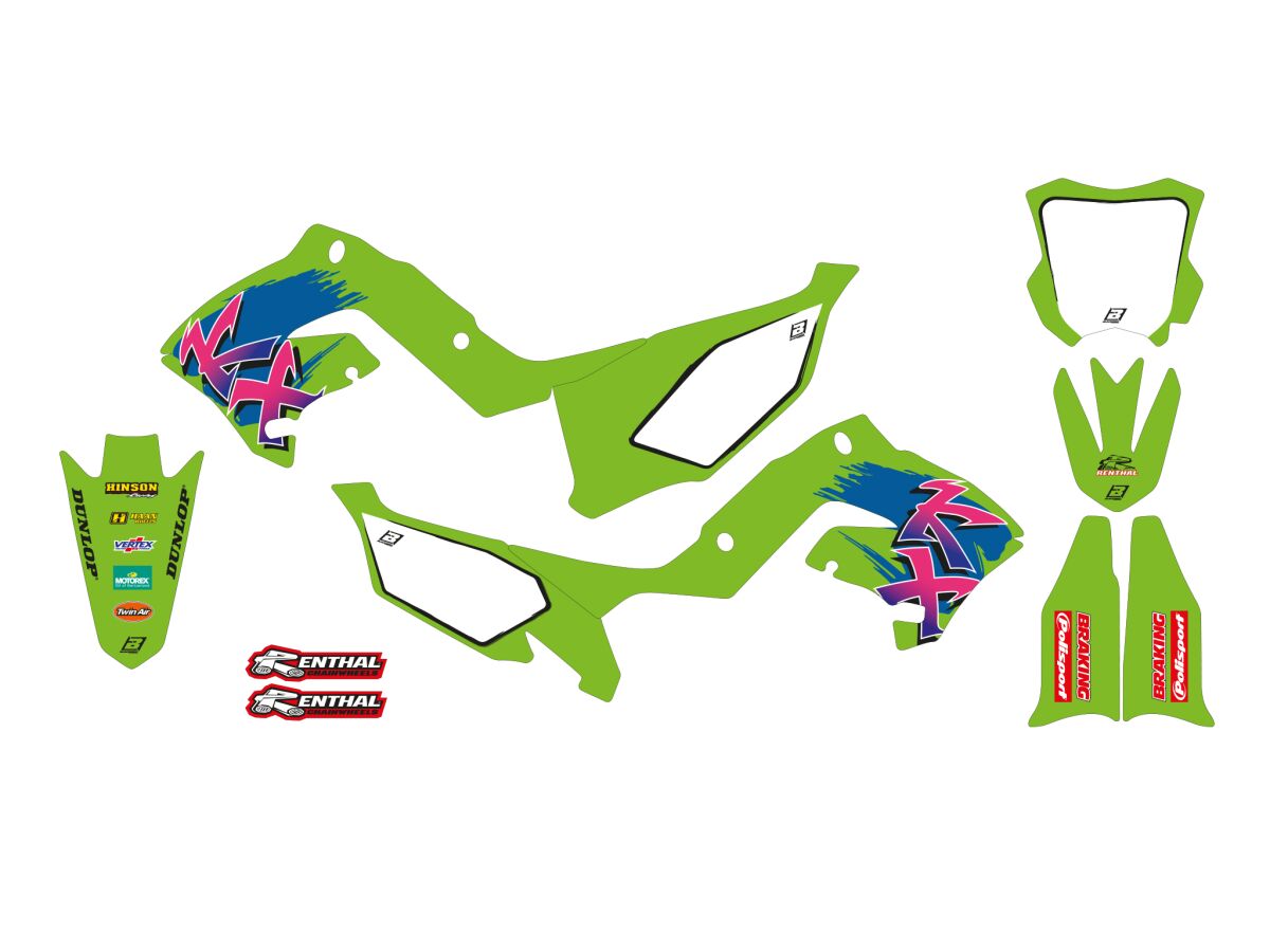 BLACKBIRD RACING GRAPHIC W/S RETRO KX 8427AA