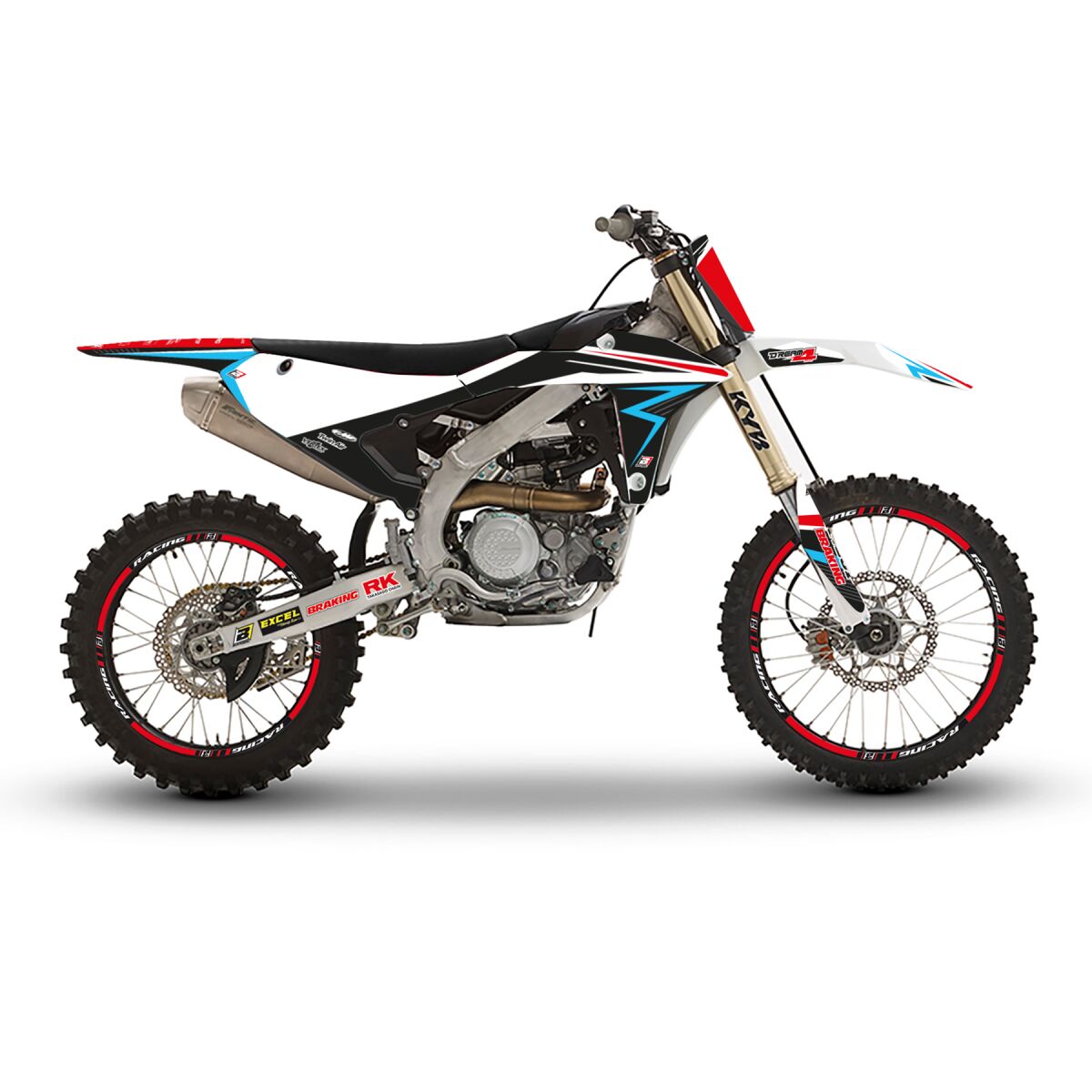 BLACKBIRD RACING GRAPHIC KIT DREAM 5 FANTIC XXF-XEF 450 24- 2F03N