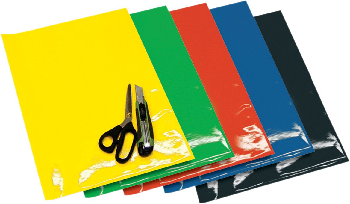 BLACKBIRD RACING COLOURED CRYSTALL SHEETS 47X33 CM 3PK ORANGE 5051/90