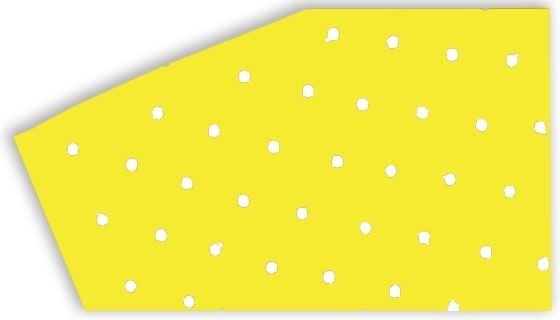 BLACKBIRD RACING COLOURED CRYSTALL SHEETS W/HOLES 47X33 CM 3PK FLUO YELLOW 5052/50