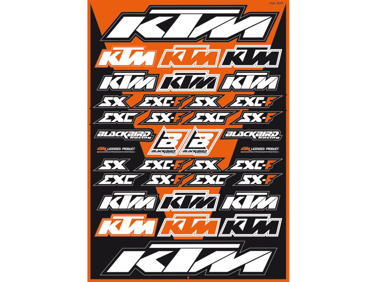 BLACKBIRD RACING UNIVERSAL DECAL KIT 5523