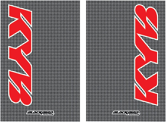 BLACKBIRD RACING FORK STICKERS KAYABA CARBON LOOK 2PK 5015K