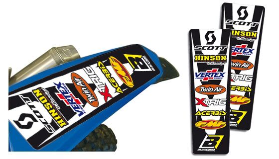 BLACKBIRD RACING FENDER SPONSOR DECALS 2PCS 5005