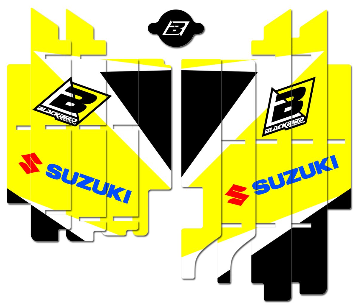 BLACKBIRD RACING RADIATOR LOUVER DR4 RMZ250 19 A305E
