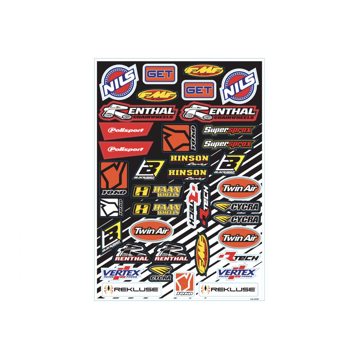 BLACKBIRD RACING DECAL LOGO SHEET MINI 5076D