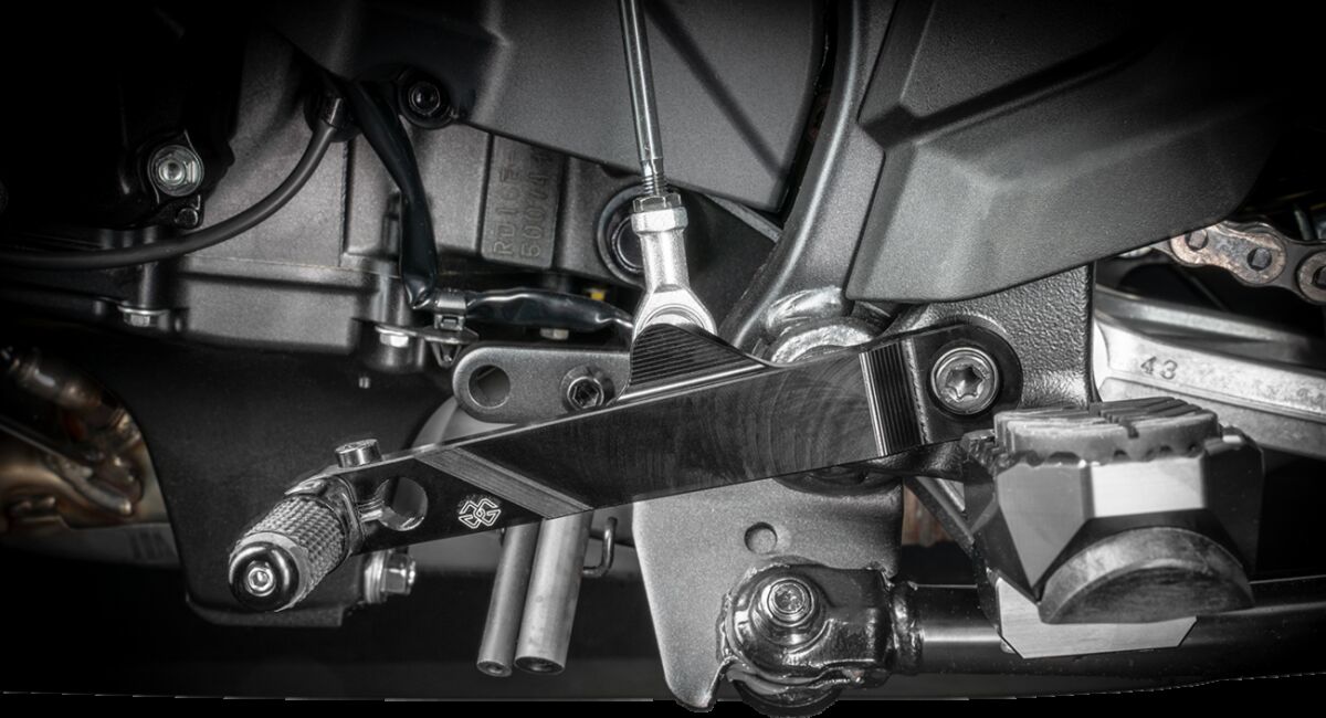 GILLES TOOLING GEAR LEVER KIT BLACK HONDA RCT-H03-S-KIT-B