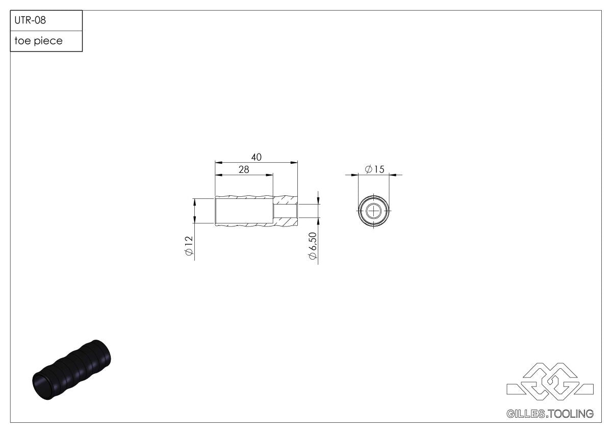GILLES TOOLING TOE PIECE SHIFT SIDE UTR-08-B UTR-08-B