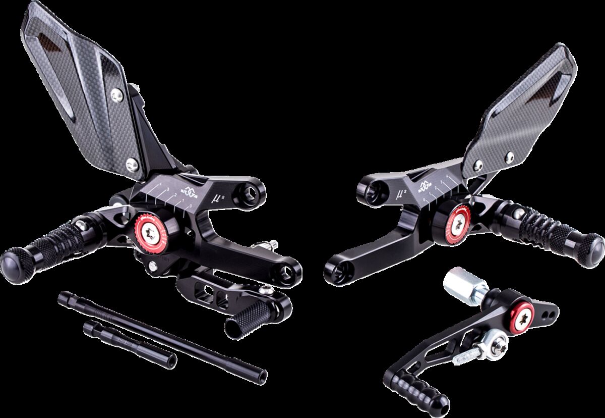 GILLES TOOLING REARSET MUE2 HONDA BLACK MUE2-H01