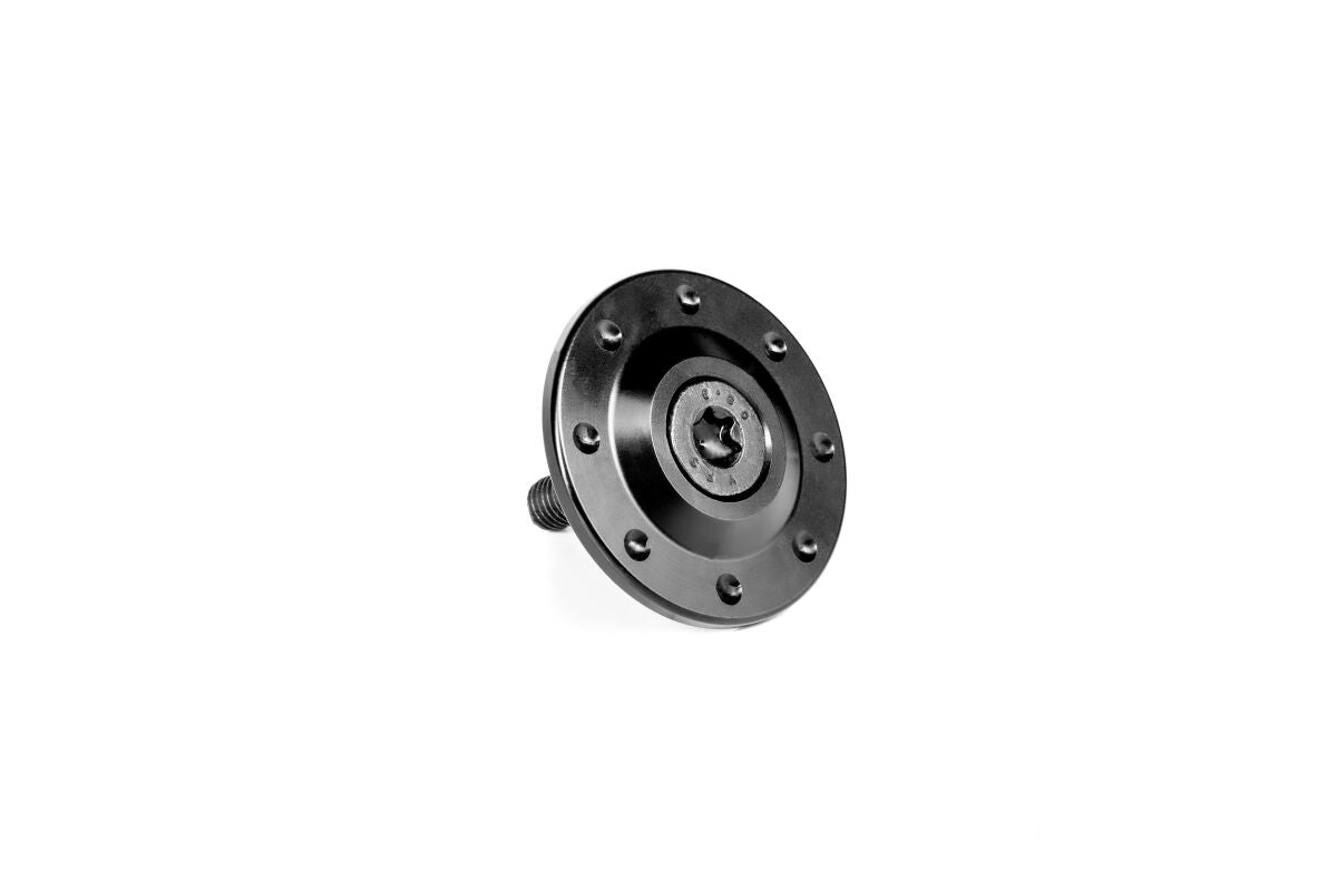 GILLES TOOLING EXHAUST BRACKET COVER KIT BLACK BL-15-KIT-B