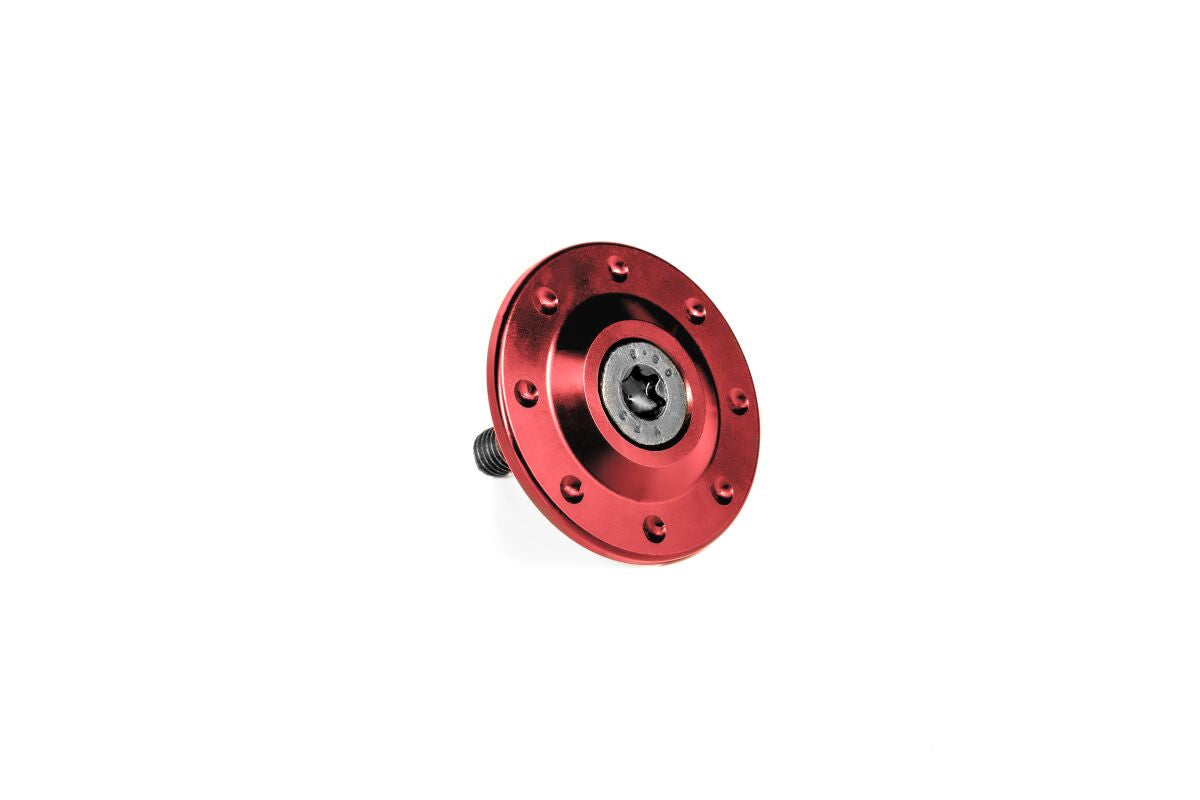 GILLES TOOLING EXHAUST BRACKET COVER KIT RED BL-15-KIT-R