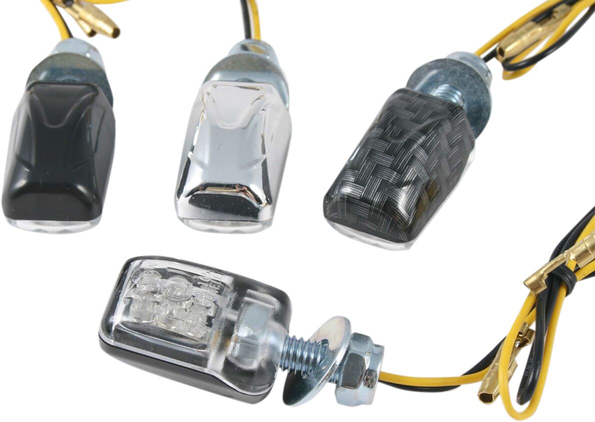 PARTS EUROPE LED CLEAR - LENS TURN SIGNAL / BLACK 01165991