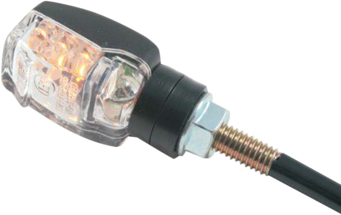 PARTS EUROPE LED CLEAR - LENS TURN SIGNAL / BLACK 01185651