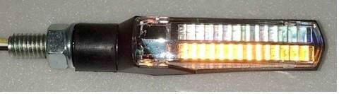 PARTS EUROPE LED SMOKE - LENS TURN SIGNAL / ABS / BLACK 012536921
