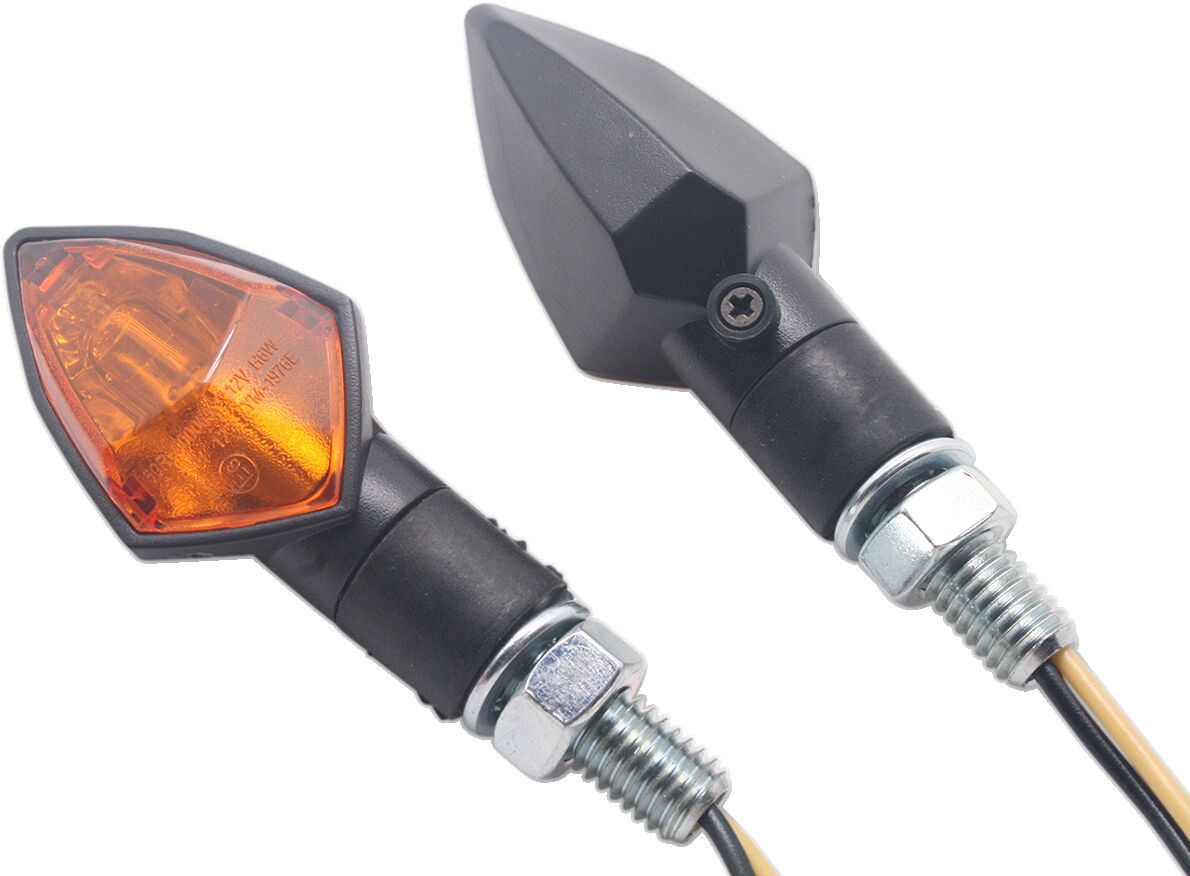 PARTS EUROPE AMBER - LENS TURN SIGNAL / ABS / BLACK 011856011