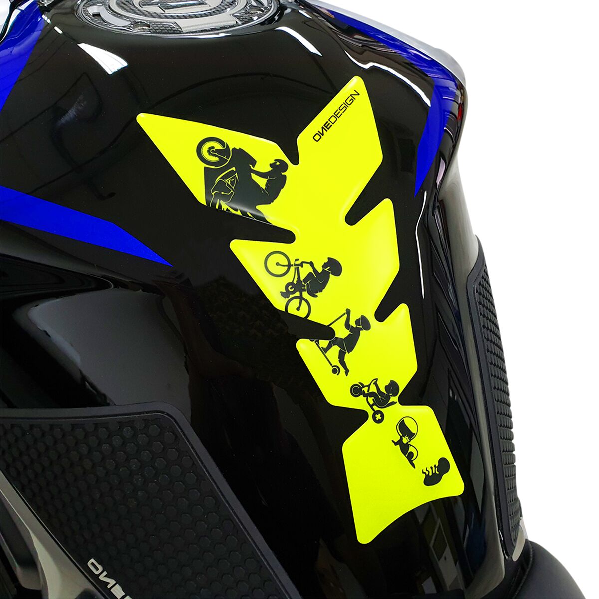 OneDesign TANKPAD MATT FLUO YELLOW CGMOON22P