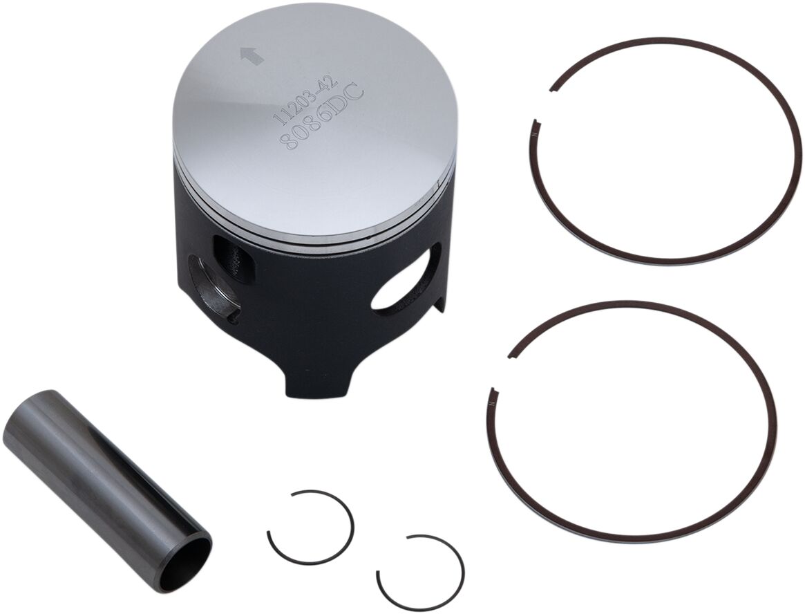 WOSSNER PISTON KIT FORGED STEEL PERFORMANCE REPLACEMENT / SUZUKI / SIZE +0,02 8086DC
