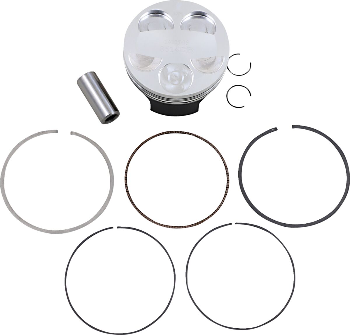 WOSSNER PISTON KIT FORGED STEEL PERFORMANCE REPLACEMENT / GASGAS / YAMAHA / SIZE +0,01 8614DB